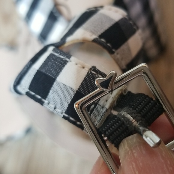 Libby Edelman Le Amanda Womens Strappy Gingham Block Heel Platform Sanda… - Picture 10 of 15